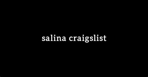  . . Salinas craigslist